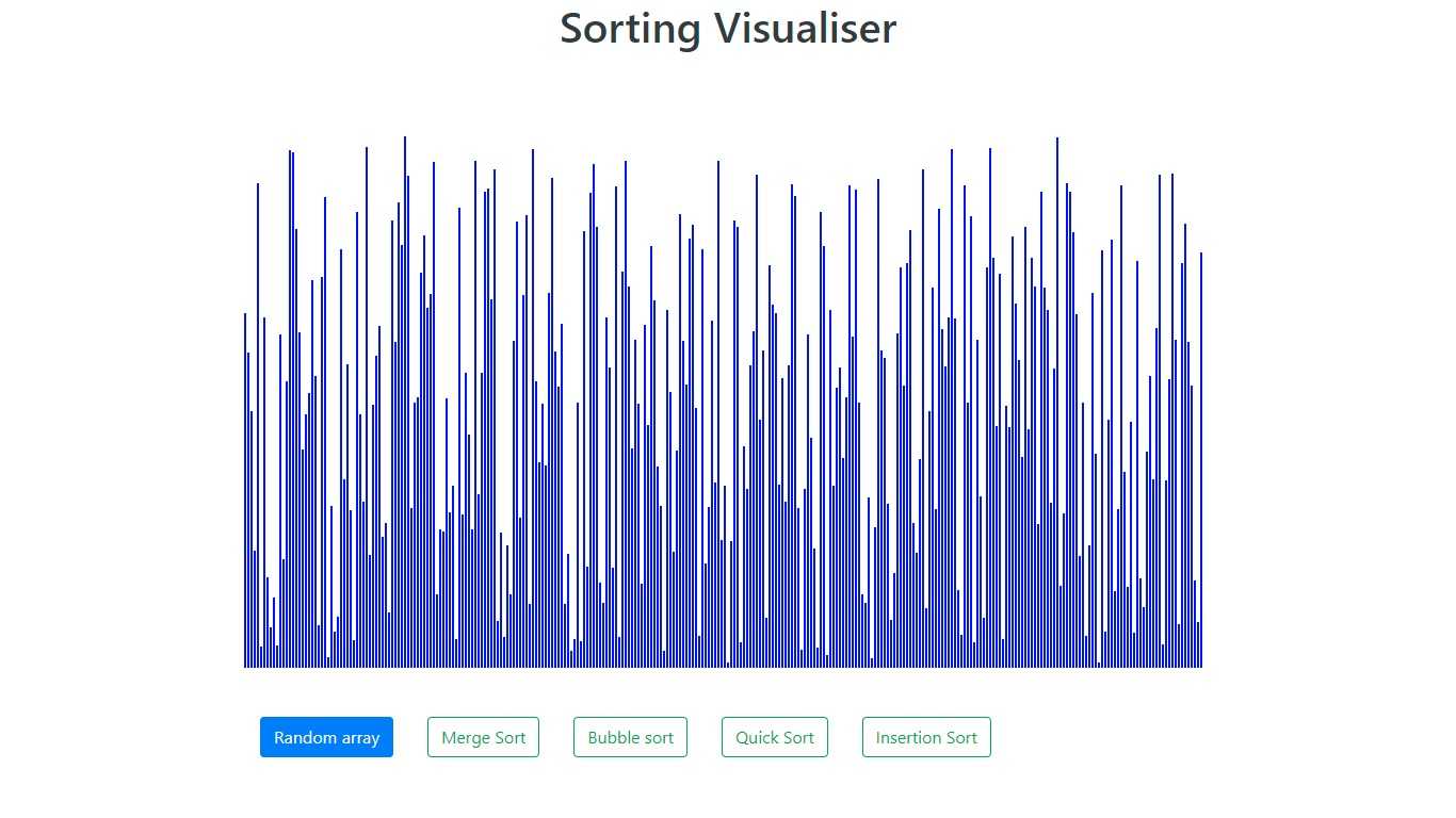 Sorting Visualiser